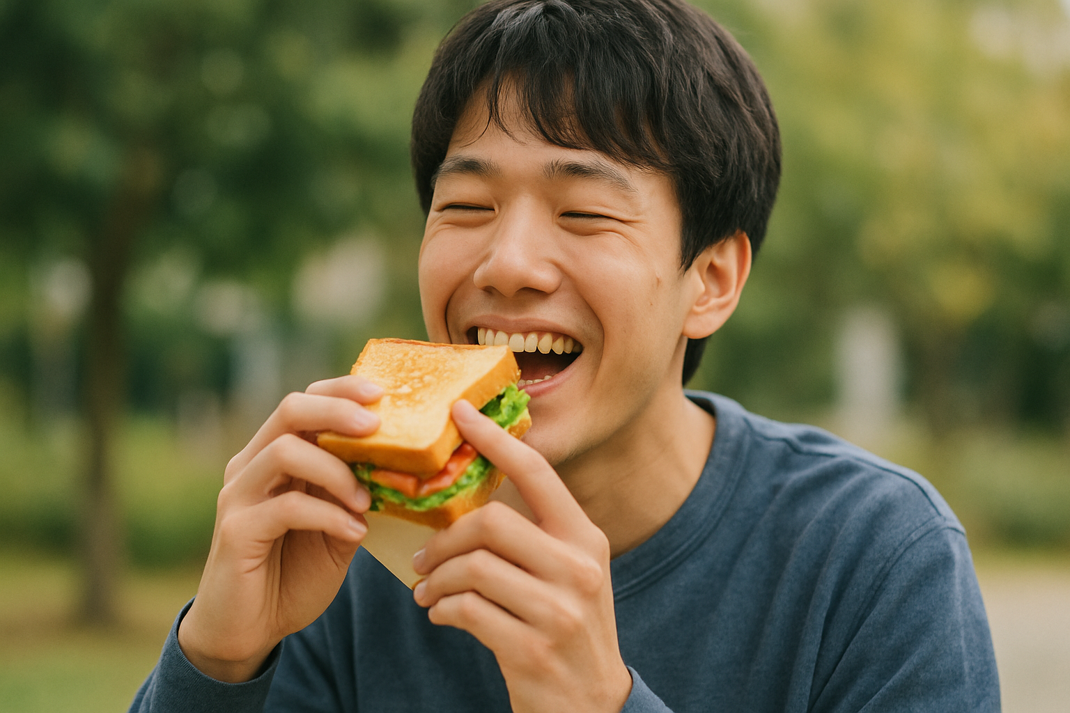 サクッと食事に