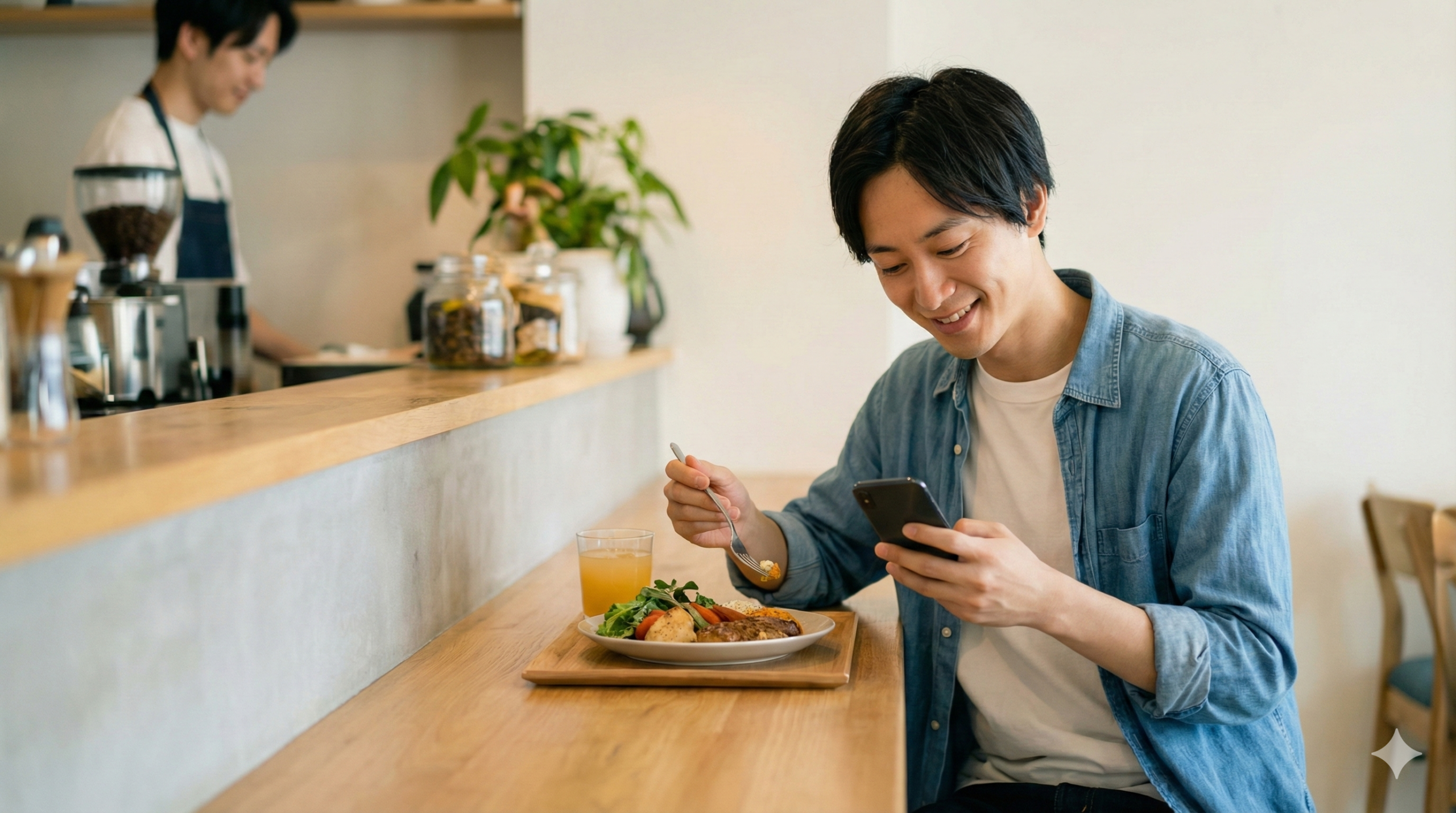 一人でも気軽に