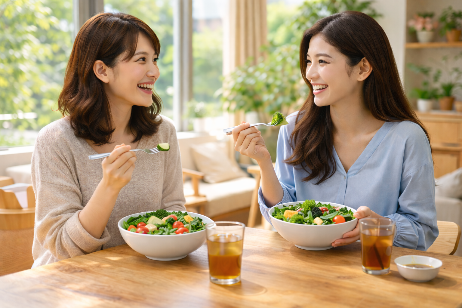 ランチに彩りを