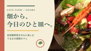 カフェファーム｜うるま市石川で畑の恵みを味わう薬膳カフェ